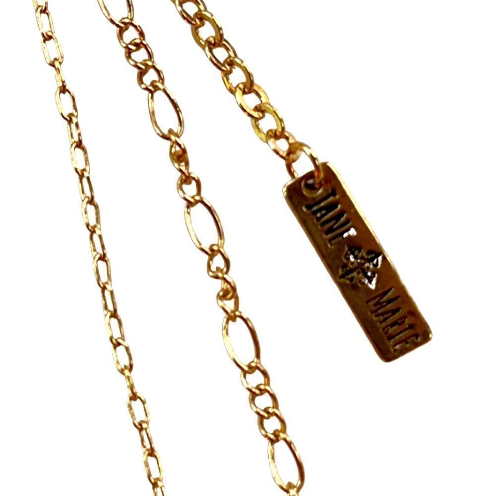 Cinde Layered Charm Necklace by Jane Marie • NWT - Picture 3 of 4